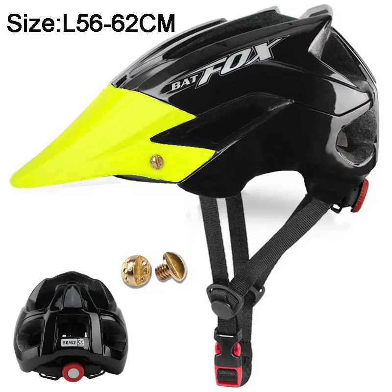 5002-black BATFOX, велосипедный шлем для мужчин и женщин, дорожный горный MTB шлем, ультралегкий цельный велосипедный шлем Casco Ciclismo - Цвет: 5002-black