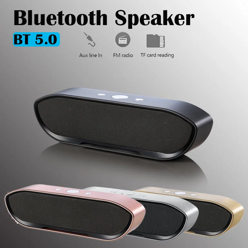 Портативный беспроводной Bluetooth стерео SD карта FM Динамик для смартфона планшета