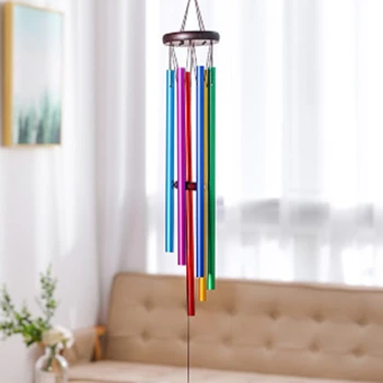 

Six-Color Aluminum Tube Wind Chime Ornaments Crafts Home Store Decoration