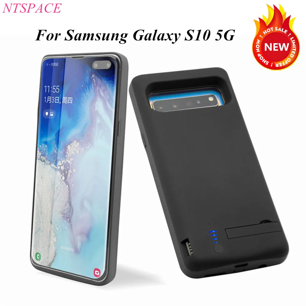 

Backup Power Case for Samsung Galaxy S10 5G External Battery 6500mAh Power Bank Charging Cover For Samsung S10 5G Battery Case