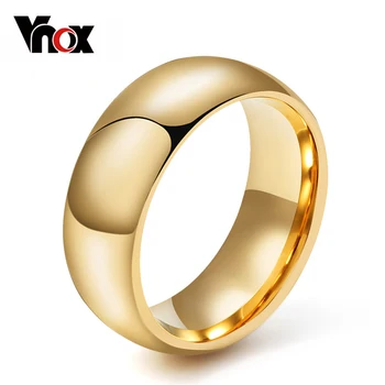 

Vnox 100% Tungsten Ring for Men 8mm Wedding Classic Jewelry Smooth Hand Polishing US 6 7 8 9 10 11 12 13