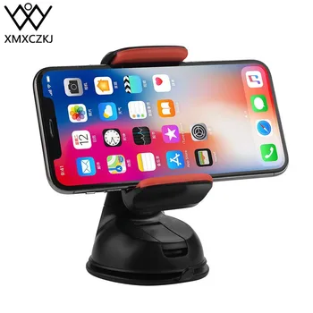 

XMXCZKJ Suporte Porta Celular For Samsung iPhone Huawei Telefon Cell Soporte Movil Auto Mobile Phone Stand Car Holder Smartphone