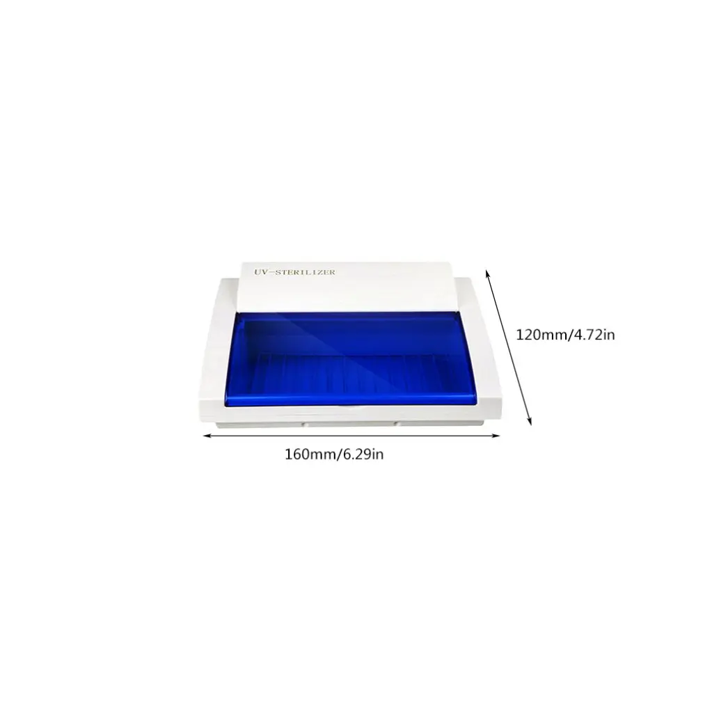Portable Size UV Sterilizer Nail Manicure Tools Disinfection Cabinet Box Sterilizer Equipment High-tech Ozone UV protection