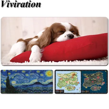 

The Most Popular Locking Edge Mouse Pad Mat Dog Prints Large Natural Rubber Mousepad For Warcraft Dota LOL Overwatch CS GO CF