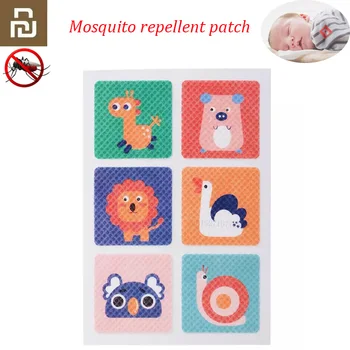 

Youpin 96pcs Cartoon Mosquito Repellent Patches Natural Pure Essential Oil Keep Insects Camping Travel Anti-bite plant Stickers