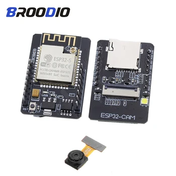 

ESP32 ESP32 CAM WiFi + Bluetooth Module Camera Development Board With OV2640 ESP32-CAM 2MP TF Card Internet of Things Module