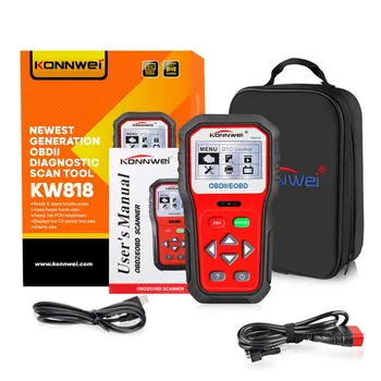 

Kw818 Obd2 Car Diagnostic Tool Can Bus Car Code Reader Multi-Language Scanner Car Inspection Equipment