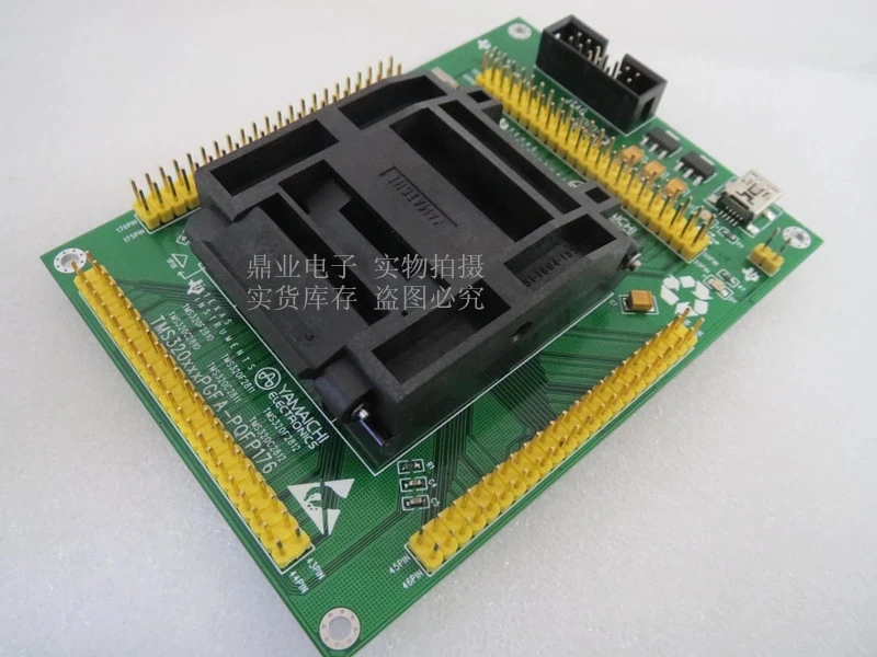 US $203.50 Original TI IC Test Seat TMS320F28335 Burning Programm TMS320F28334 Socket Adapte