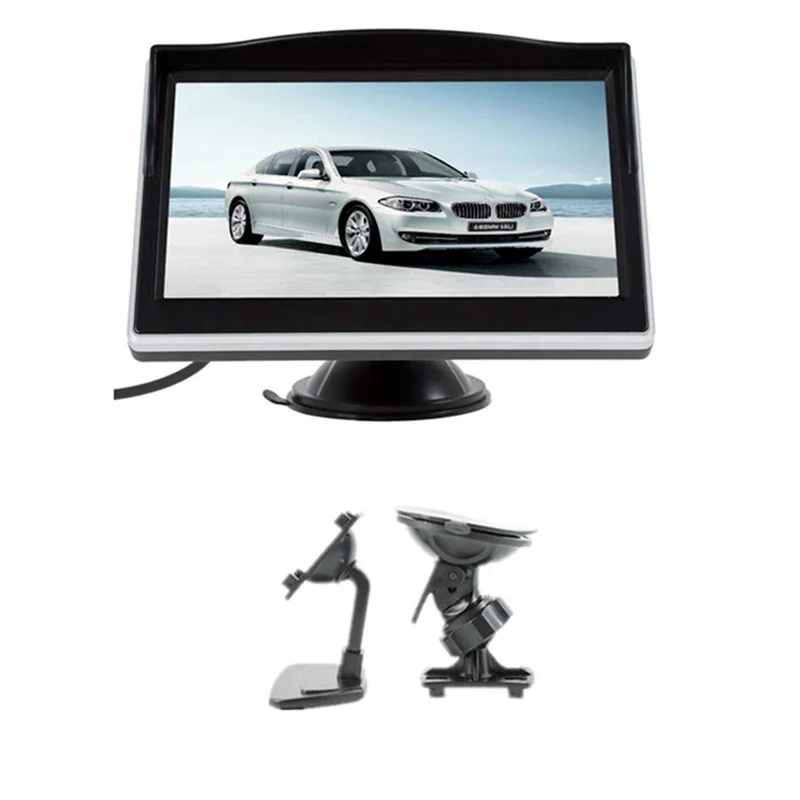 5 дюймов TFT lcd HD экран монитор заднего вида автомобиля резервная камера парковки