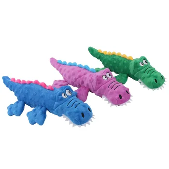 new pets plush squeaky dog toys funny crocodile shaped chew cleaning teeth toy puppy training interactive.jpg