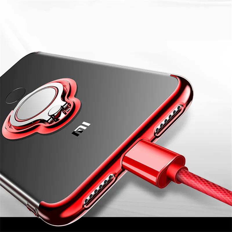 Ультратонкий Прозрачный чехол для Xiaomi mi 9T Pro 9 8 SE Lite Pro Max 3 автомобильный Магнитный чехол s для Red mi K20 Pro Чехол с кольцом на палец