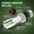 Две части LED H1 H3 H7 H4 H13 H11 9004 880 9007 Auto S2 Автомобильные Фары Лампы 72 Вт 8000LM 6500K для 9 В до 36 В 200 М диапазон освещения