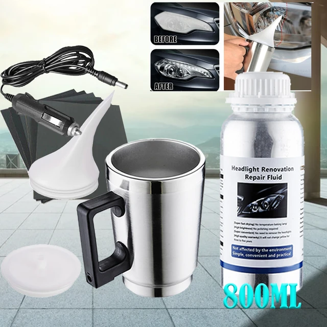 Car Headlight Lens Repair Refurbished Kit Headlights Liquid Polymer Repair Polishing  Car Headlight Restoration Kit - AliExpress