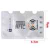 10PCS Smart Anti Theft RFID Wallet Blocking Card Protector Sleeve To Prevent Unauthorized Scanning Aluminium Cards Holder 6