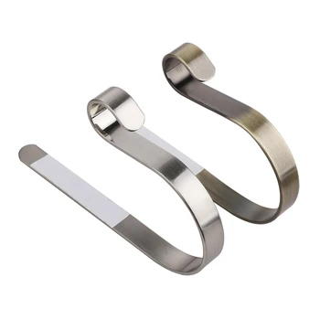 

3Pcs Christmas Stocking Holder Mantle Hooks Clip Home Tools Xmas Zinc Alloy