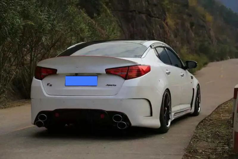 CEYUSOT для kia K5/Optima bige спойлер 2011 2012 2013 FRP материал багажник задний спойлер губы крылья цвет хвост плавник K5 автозапчасти