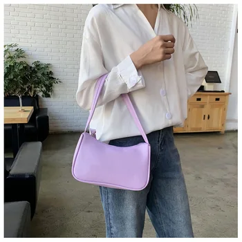 

Retro Totes Bags For Women 2020 Trendy Vintage Handbag Soft Leather Female Small Subaxillary Bags Casual Retro Mini Shoulder Bag