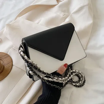 

Female Casual Pu Leather Crossbody Bags For Women 2020 Chain Shoulder Messenger Bag Ladies Hand Sling Luxury Handbags Designer
