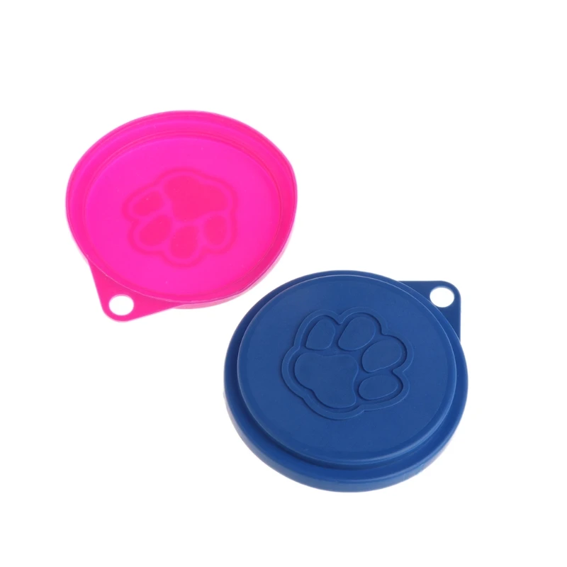 

Pet Food Can Cover Silicone Storage Cap Dog Cat Reusable Color Random Fresh Lid