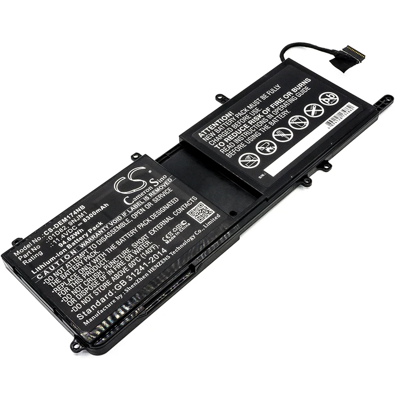 Аккумулятор Cameron Sino 8300mAh для ноутбука DELL Alienware 15 R3, Alienware 17 R4, ALW17C-D1748
