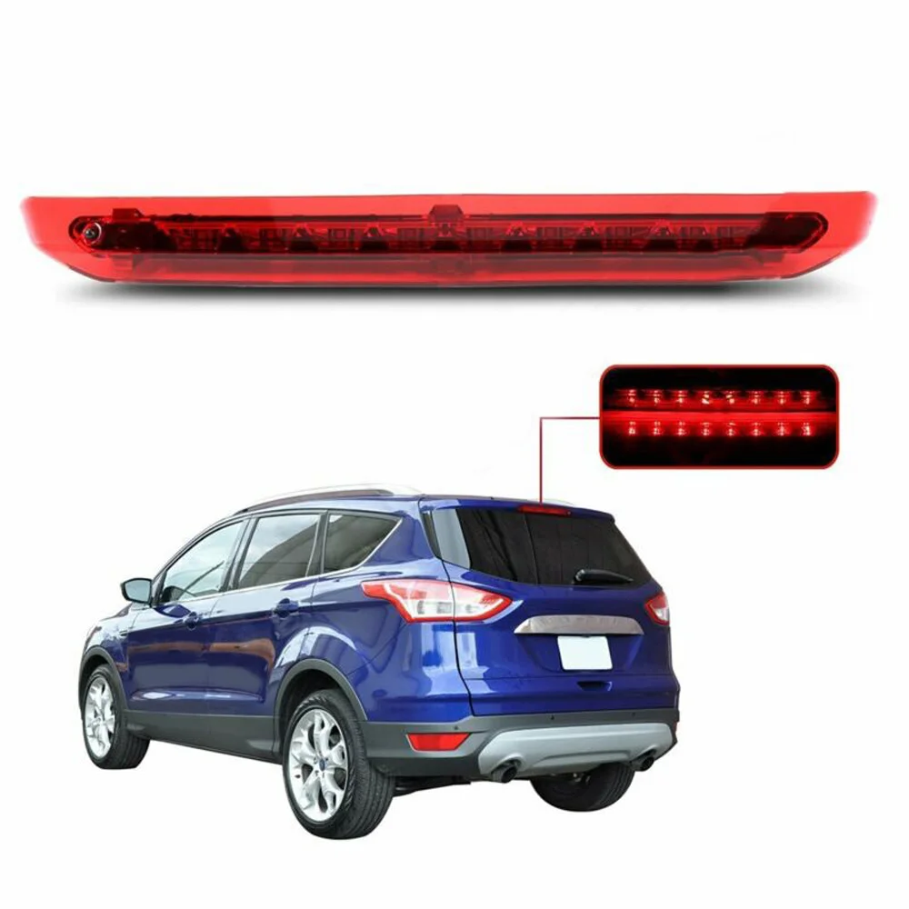 Автомобиль внедорожник задние колеса, высокая крепление стоп светильник хром красный для Ford Escape 2013- задний стоп светильник