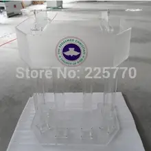 Трехуровневая большая акриловая церковная кафедра церковный из оргстекла Подиум церковная платформа кафедра