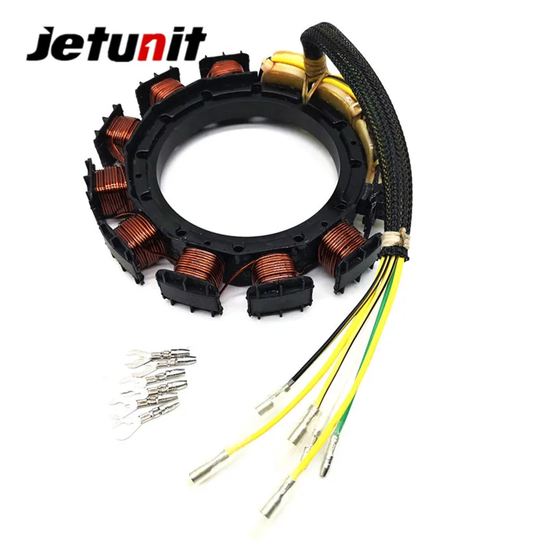 JETUNIT подвесной мотор Статор для ртути 25-30-40HP 16AMP 2/3 цилиндр 398-852386A 4398-852386 T 4398-852386T6 174-2386
