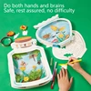 DIY Drawing Fish Insect Bottle Coloring Craft Kit, Early Education Water World Toy for Kids Handmade Colored Work 1