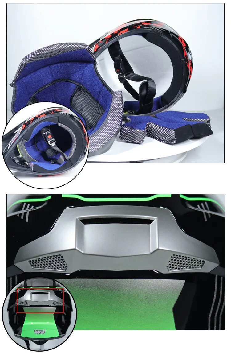 Профессиональный Гоночный Кроссовый шлем hors route Casque Moto Capacete Moto Casco внедорожный мультяшный детский мотоциклетный шлем
