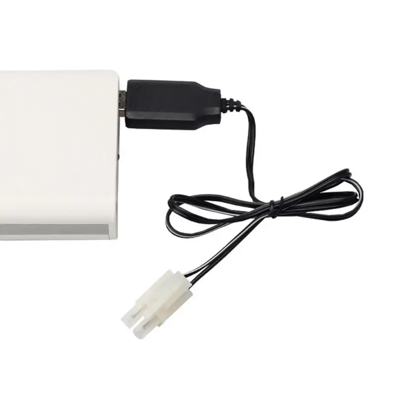 

Charging Cable Battery USB Charger Ni-Cd Ni-MH Batteries Pack KET-2P Plug Adapter 9.6V 250mA Output Toys Car