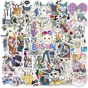 

Cute stickers animation works Animal Rhapsody graffiti stickers suitcase laptop waterproof stickers 50PCS 7 scrapbook stickers