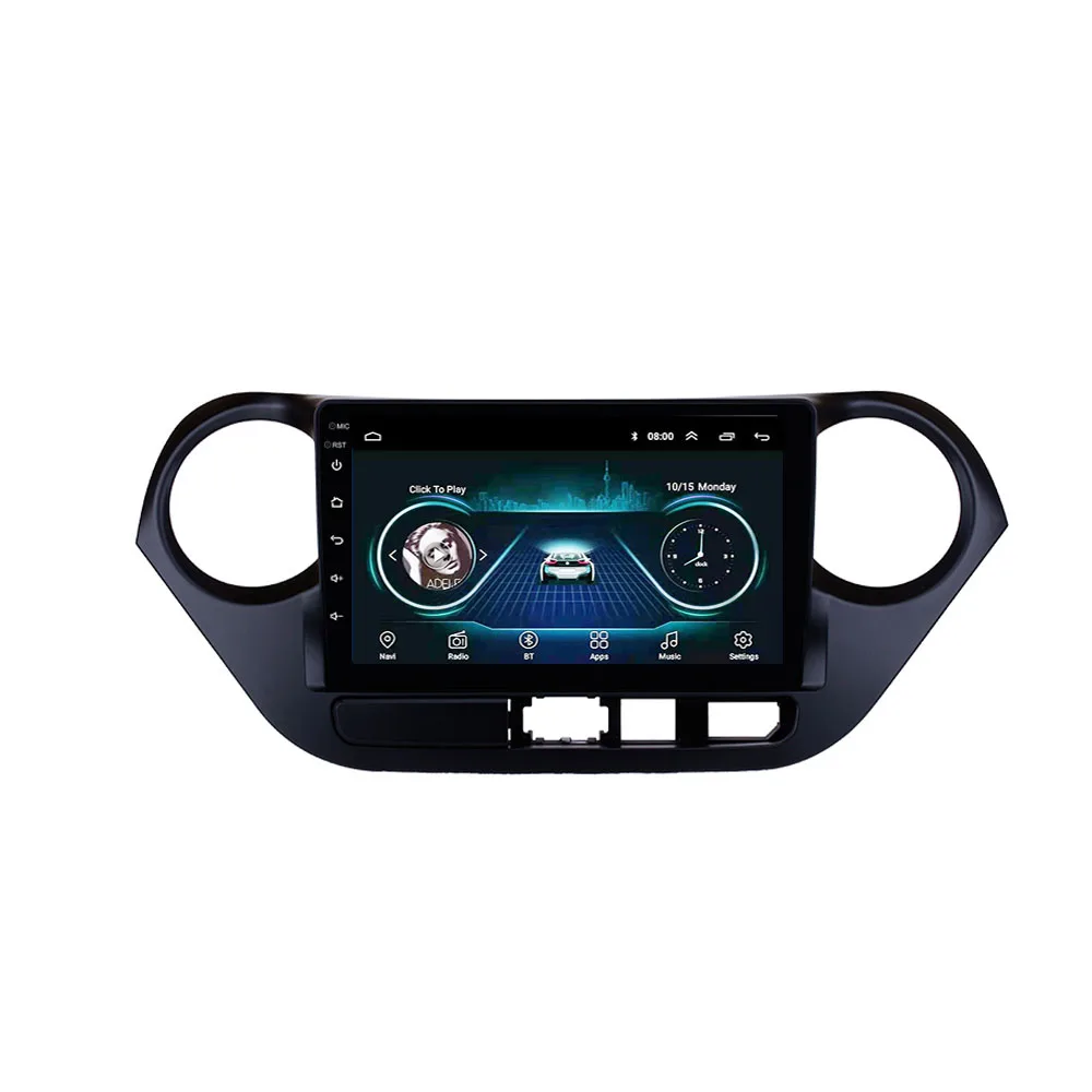 Easteregs 2 DIN 9 дюймов Android 8 1 Автомобильный мультимедийный плеер GPS навигация для hyundai