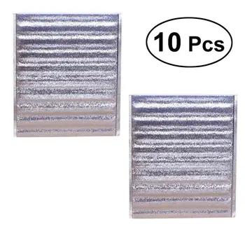 

10 Pcs Aluminum Foil Insulated Food Storage Bag Thermal Cooler Reusable Thermal Lunch Snack Picnic Hot & Cold Pouch