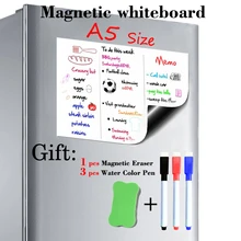

A5 Size Magnetic Whiteboard Fridge Magnets Presentation Boards Home Kitchen Message Boards Writing Sticker Magnets