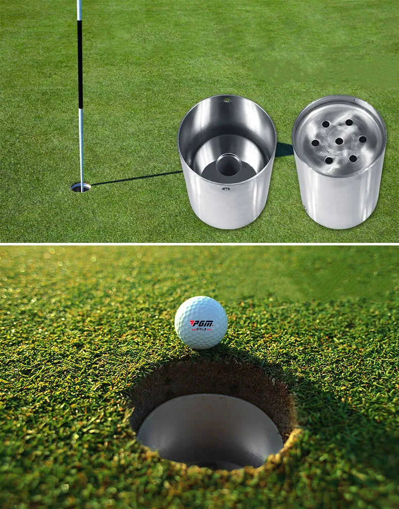 Golf Hole Cup 304 из нержавеющей стали с зеленым отверстием для профессионального поля для гольфа Engineering Green Hole Cup Db009-1