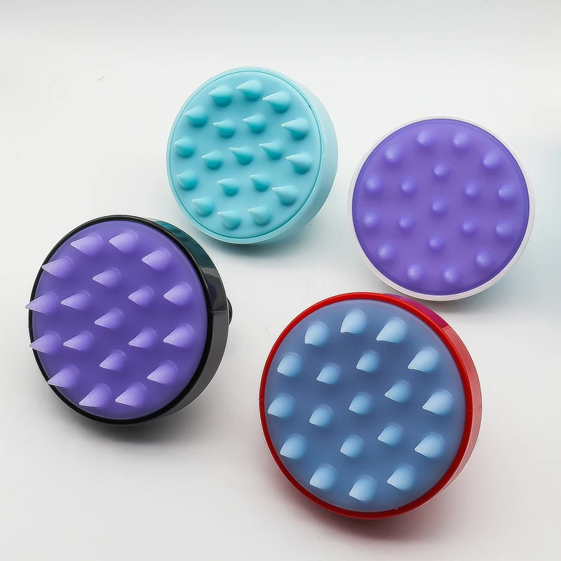 

20PCS Hair Brush Scalp Scrubber Silicone Shampoo Brushes Hair Massager Comb Dry Washing Head Hairbrush Scalp Massage Brush