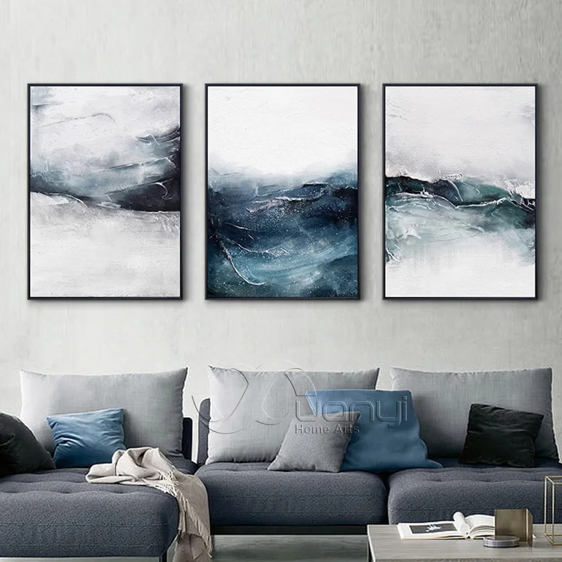 Картина на холсте морской пейзаж 3 панели|seascape painting|painting seacanvas prints |