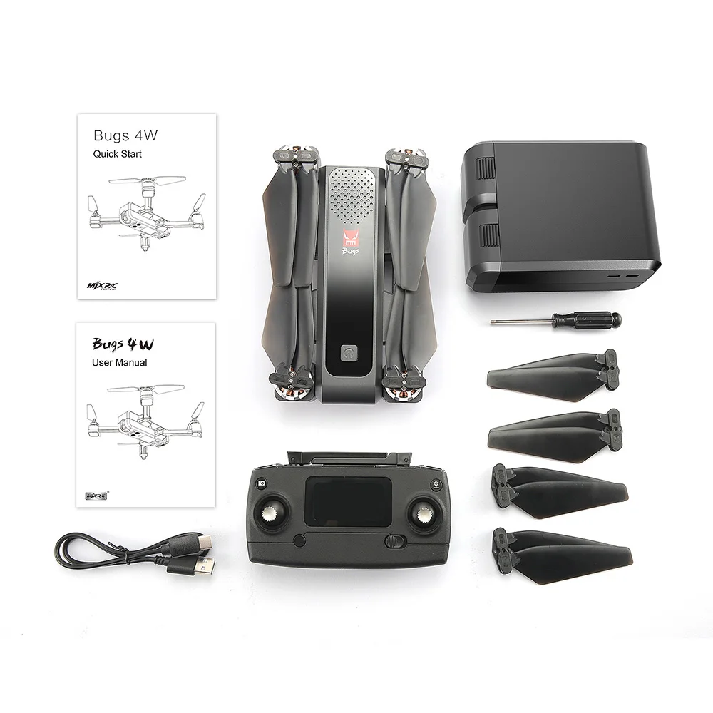 MJX B4W gps мини-Дрон с камерой 2K 5G Wifi FPV оптический полёт 20 минут складной Квадрокоптер дистанционные игрушки удержание высоты Радиоуправляемый Дрон - Цвет: Drone