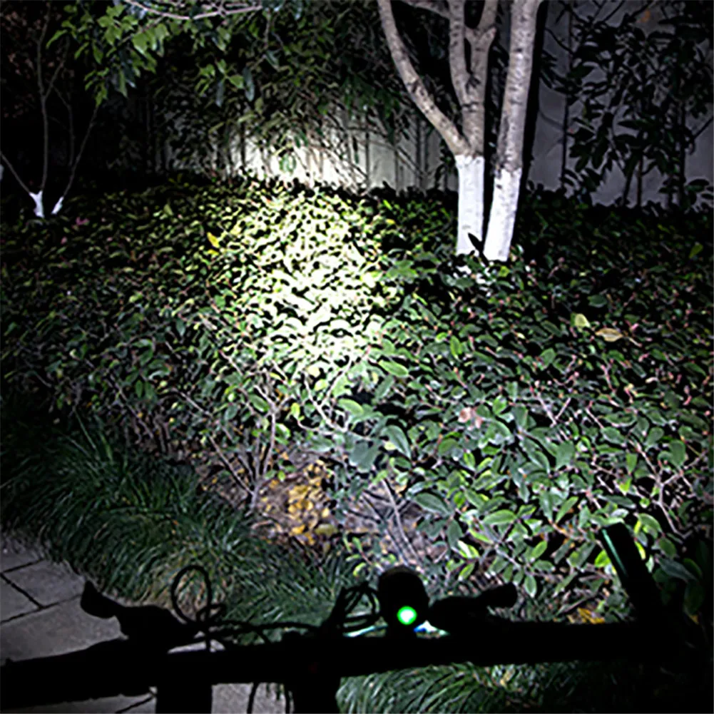 New High Power Brightness 3 Block Long-Range Mountain Bike Night Riding Lights Bicycle Bike Light Cycling Bike accessories