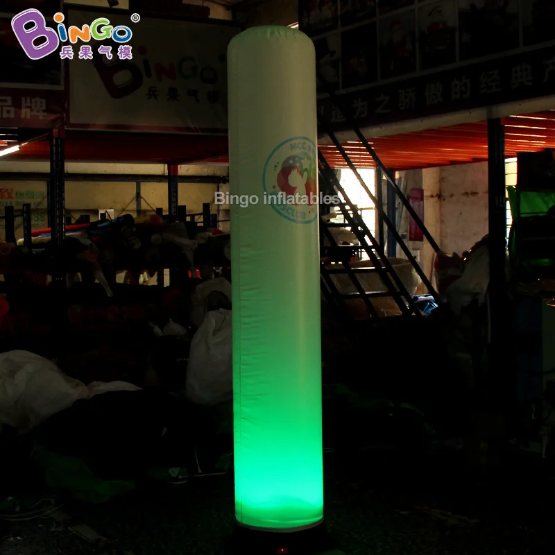 Personalized 2.5M height inflatable lighting tower / inflatable led column / inflatable advertisement column toys