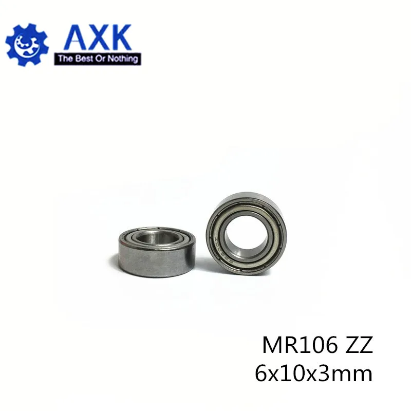 MR106ZZ подшипник ABEC-1 (10 шт) 6*10*3 мм миниатюрный MR106 zz, шариковые подшипники L1060ZZ MR106Z