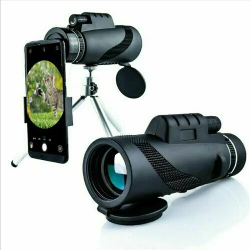 4 lens camera phone 80X100 HD Phone Lens Waterproof and moisture proof Camera Telescope Zoom Tripod Phone Clip For IPhone 13 Pro max Samsung phone camera zoom lens Lenses