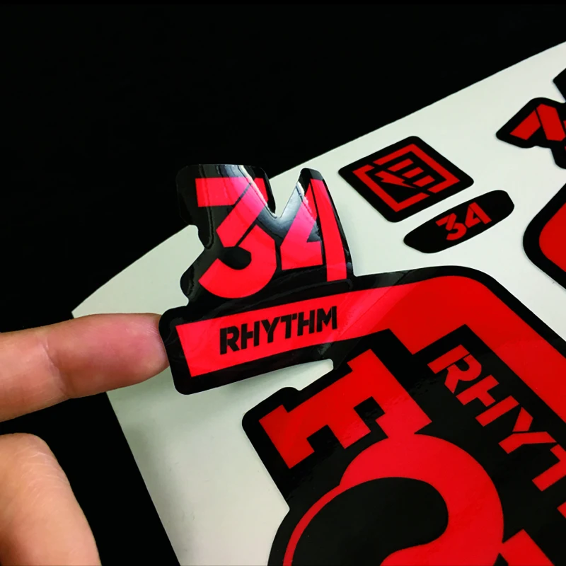Велосипедная вилка наклейка для горного велосипеда подвески 2019 FOX 34 RHYTHM|Наклейки