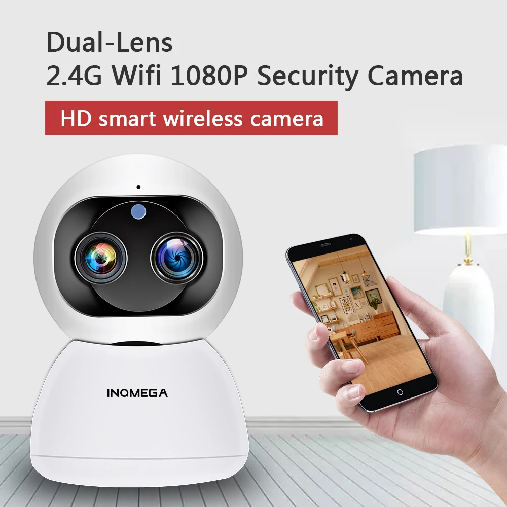 

Cloud 1080P 2MP Dual-Lens Wireless IP Camera Wifi Auto Tracking Indoor Home Security Surveillance CCTV Network Camera