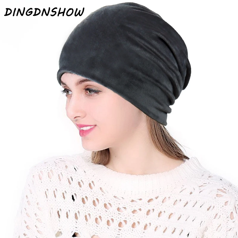 [DINGDNSHOW] 2019 брендовые шапочки шапка хлопковый бант зимняя Балаклава теплая