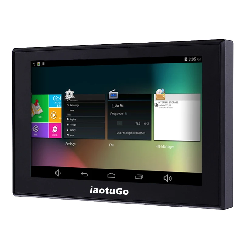 IaotuGo 5 дюймовый автомобильный GPS навигатор Android четырехъядерный процессор MTK8127 8 Гб