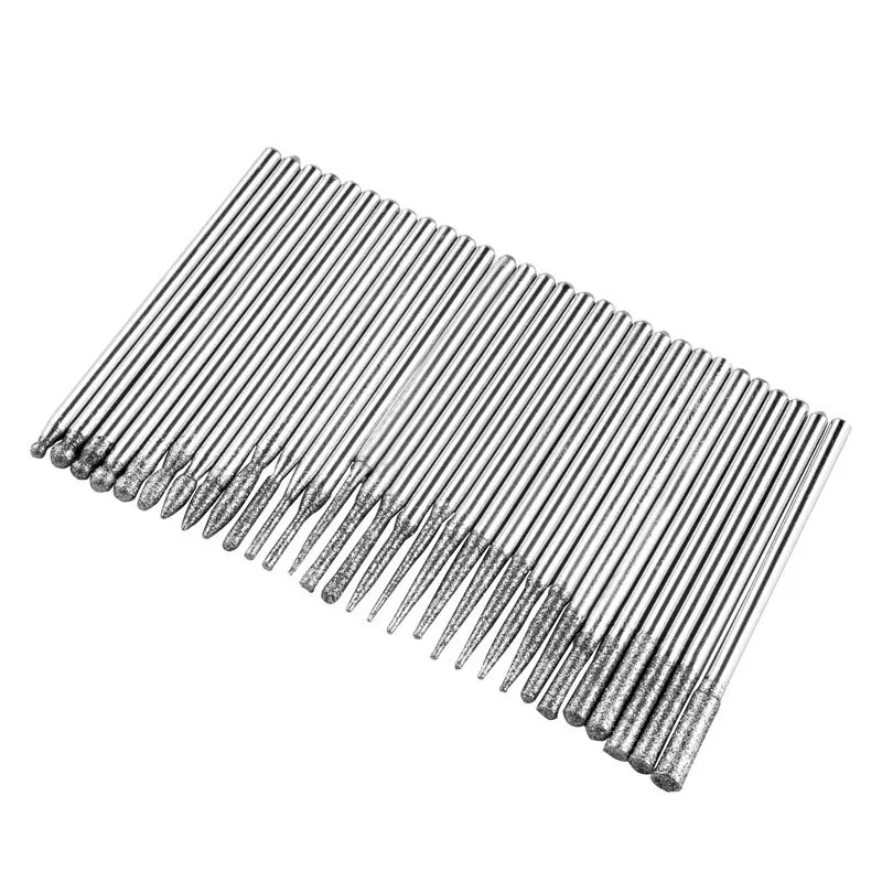 

30Pcs/Bag Nail Drill Grinding File Bits Cuticle Cutter for Manicure Nail Files Electric Milling Burr Grinder Electric Machine