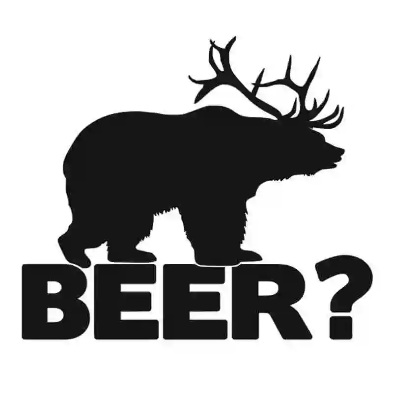 Pegatina Hunt Buck Beer Bear Decal Hunting Club Sticker Hollow Sticker Hunter Car Window Vinyl Decal Funny Poster Motorcycle