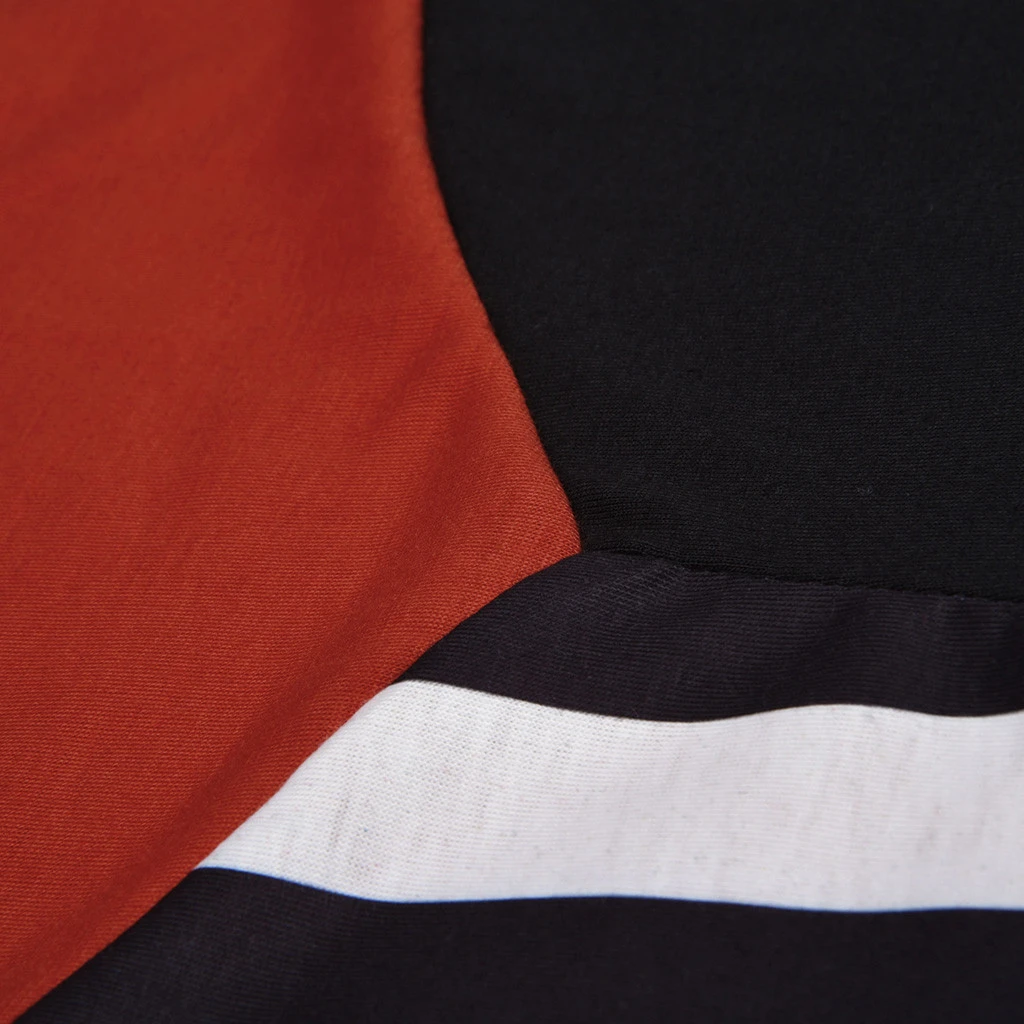 JAYCOSIN Fashion Blouse Casual Loose Round Neck Long Sleeve Color Matching Shirts Blouses Embroidery Casual Women Full Shirt 722