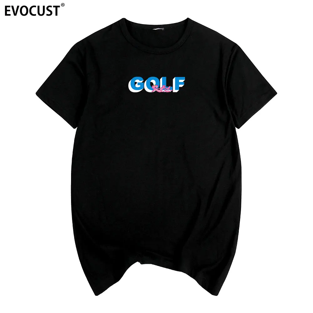 Мужская Винтажная футболка с 3D логотипом GOLF wang panther винтажная хлопковая Футболка